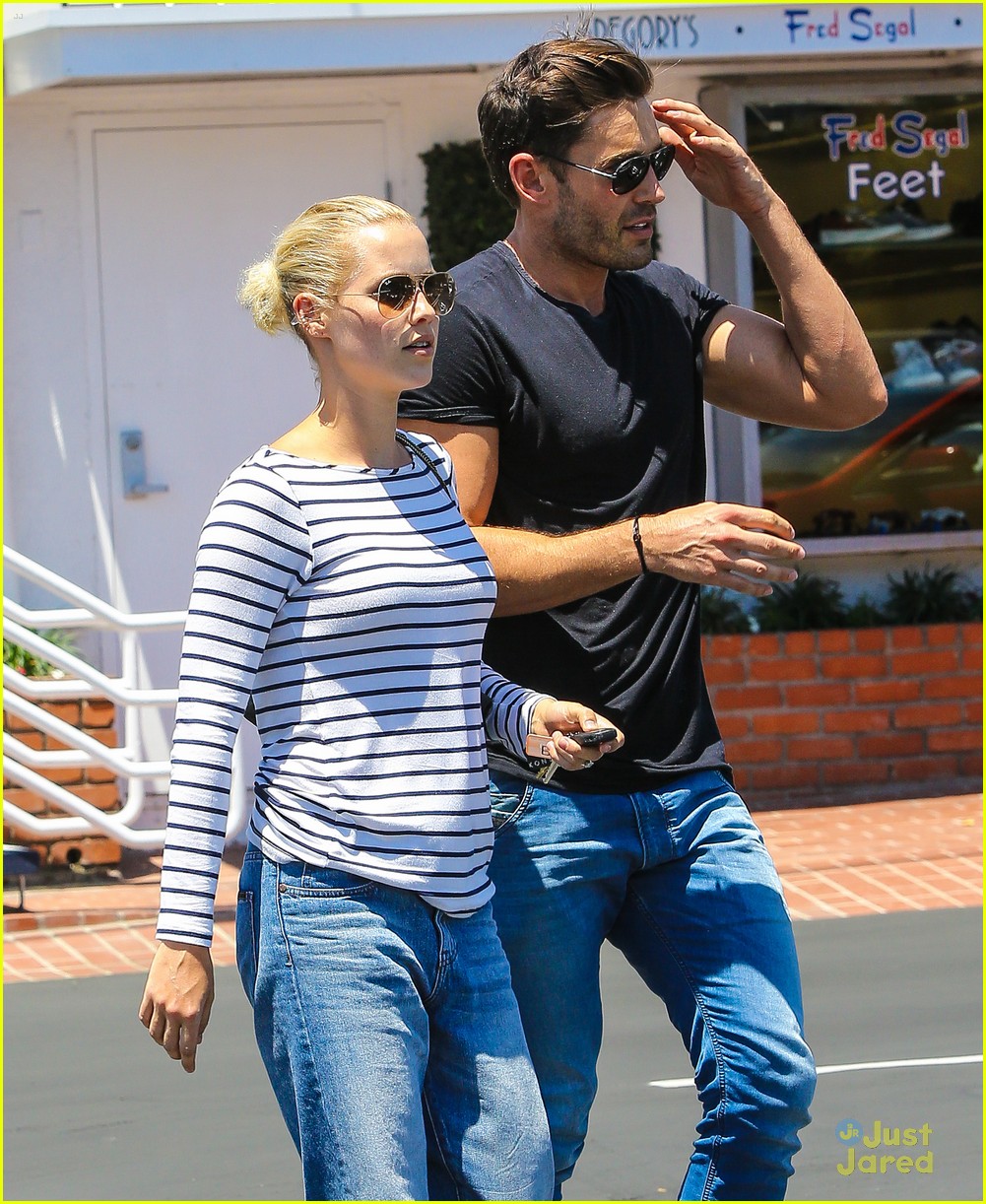 claire holt male friend lunch date after engagement 12