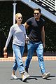 claire holt male friend lunch date after engagement 03