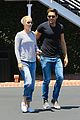 claire holt male friend lunch date after engagement 10