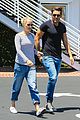 claire holt male friend lunch date after engagement 13