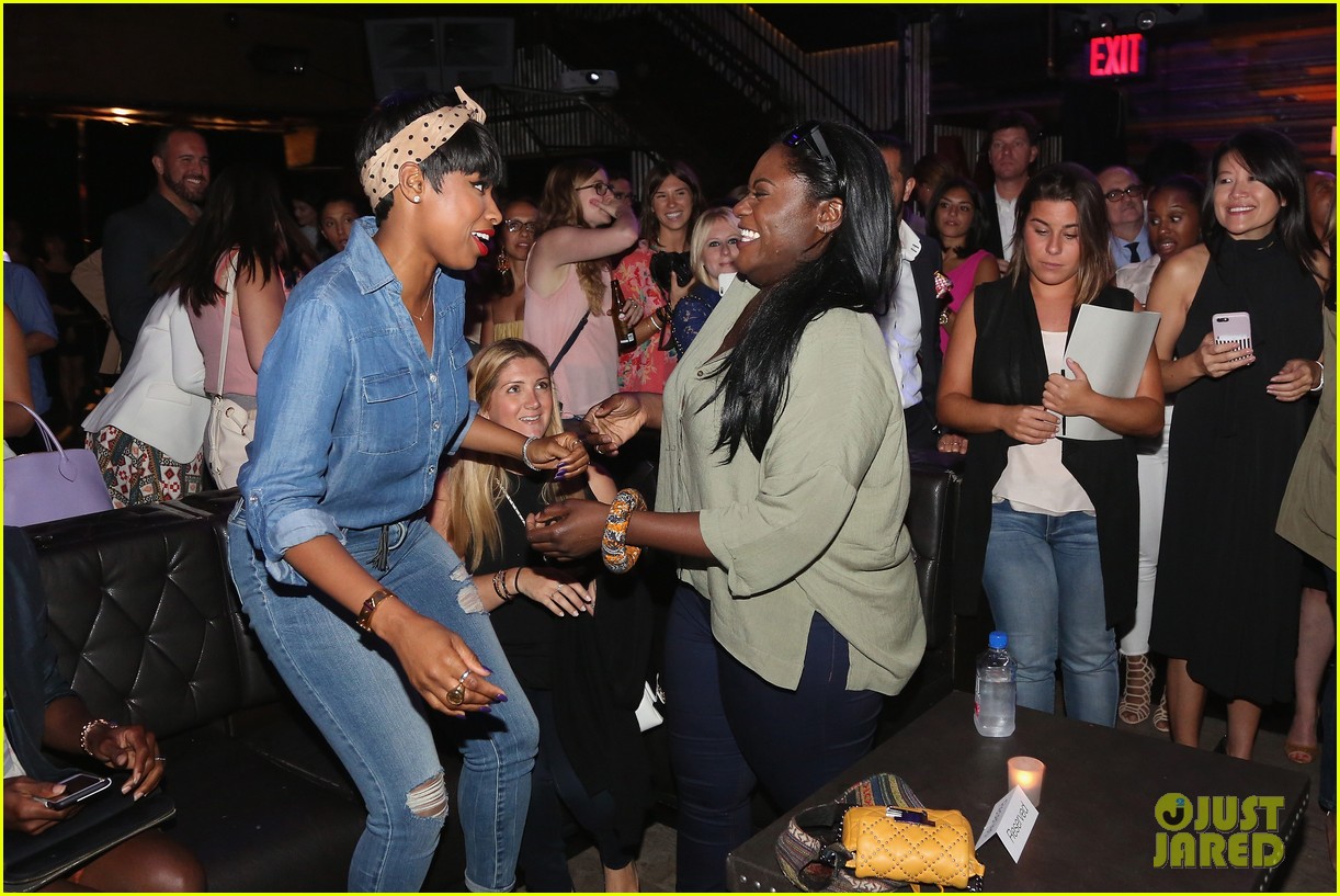 jennifer hudson gets support from danielle brooks at new york company 15