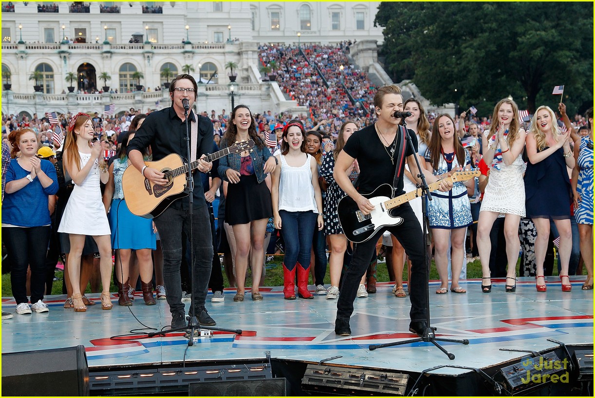 hunter hayes capitol fourth rehearsal concert 08