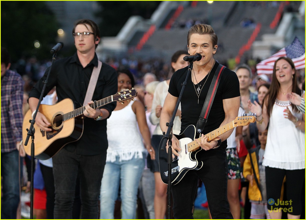 hunter hayes capitol fourth rehearsal concert 10