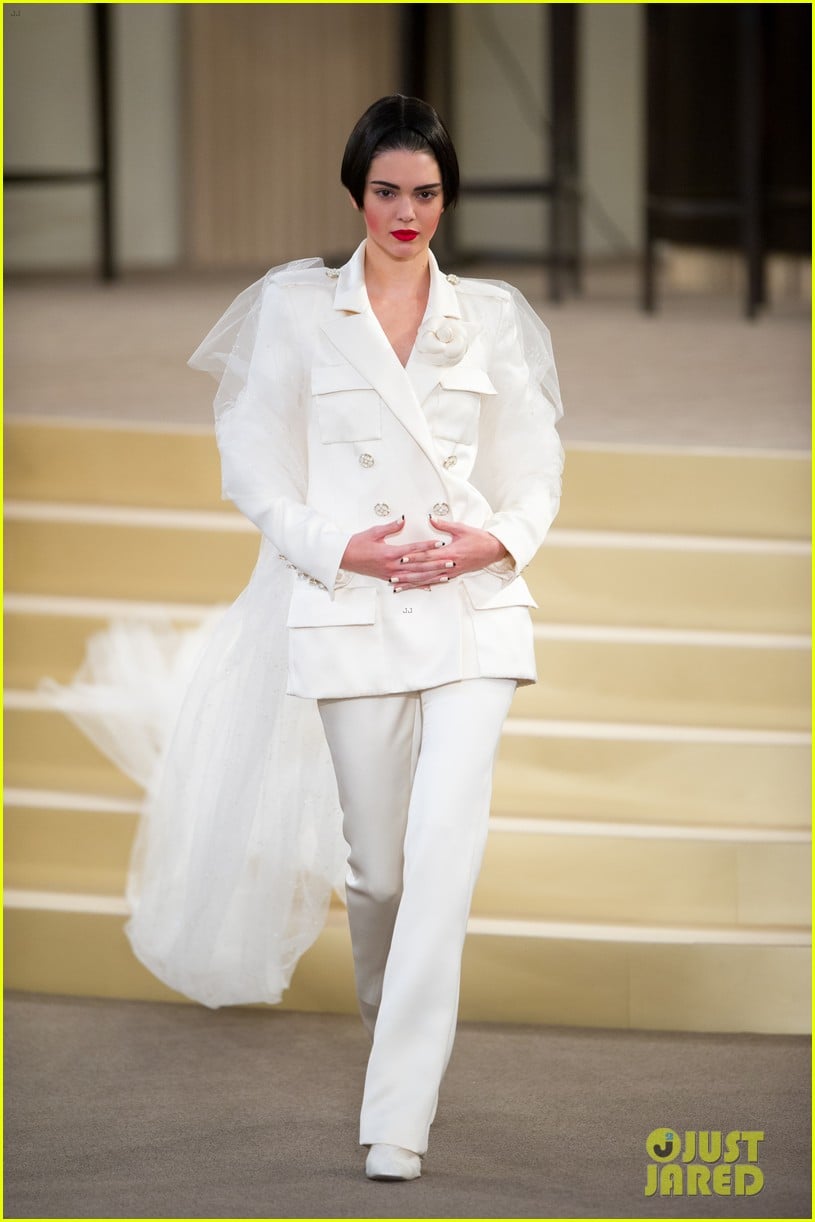 Kendall Jenner Is The Bride for Karl Lagerfeld at Paris Fashion