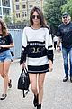 kendall jenner fringey outfit warhol exhibit london 14