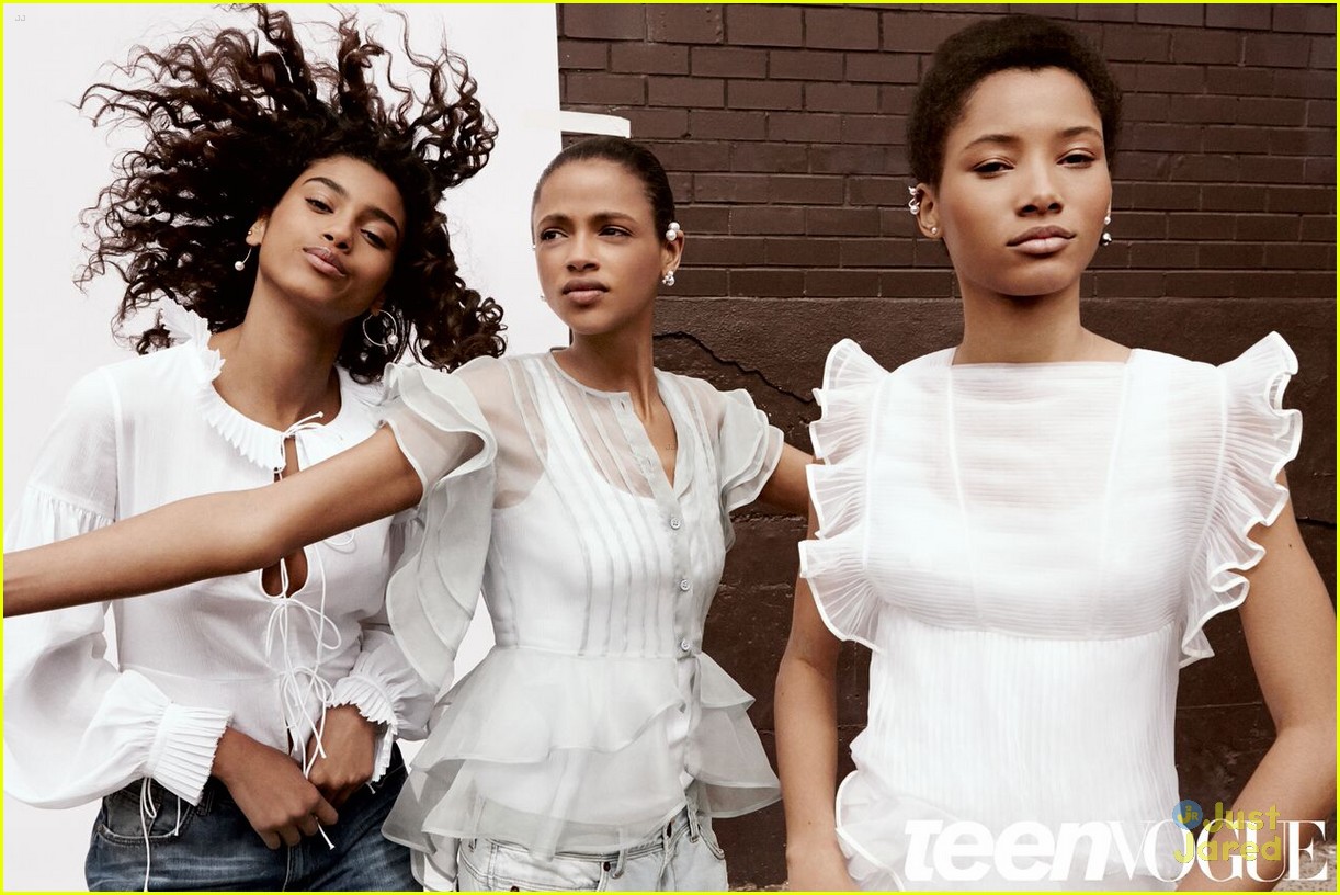 three black models teen vogue july issue 02