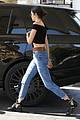 kendall jenner bares midriff in a crop top while getting gas 25