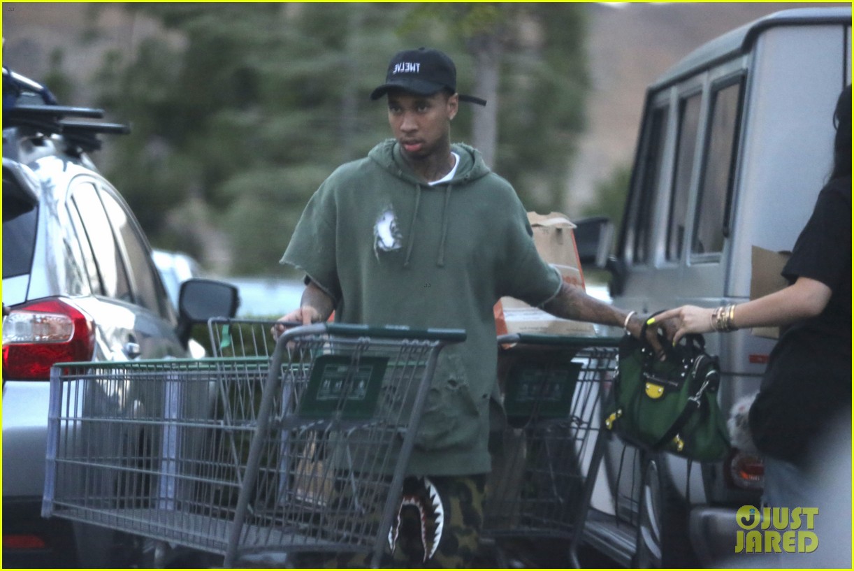 kylie jenner tyga groceries fourth july 18