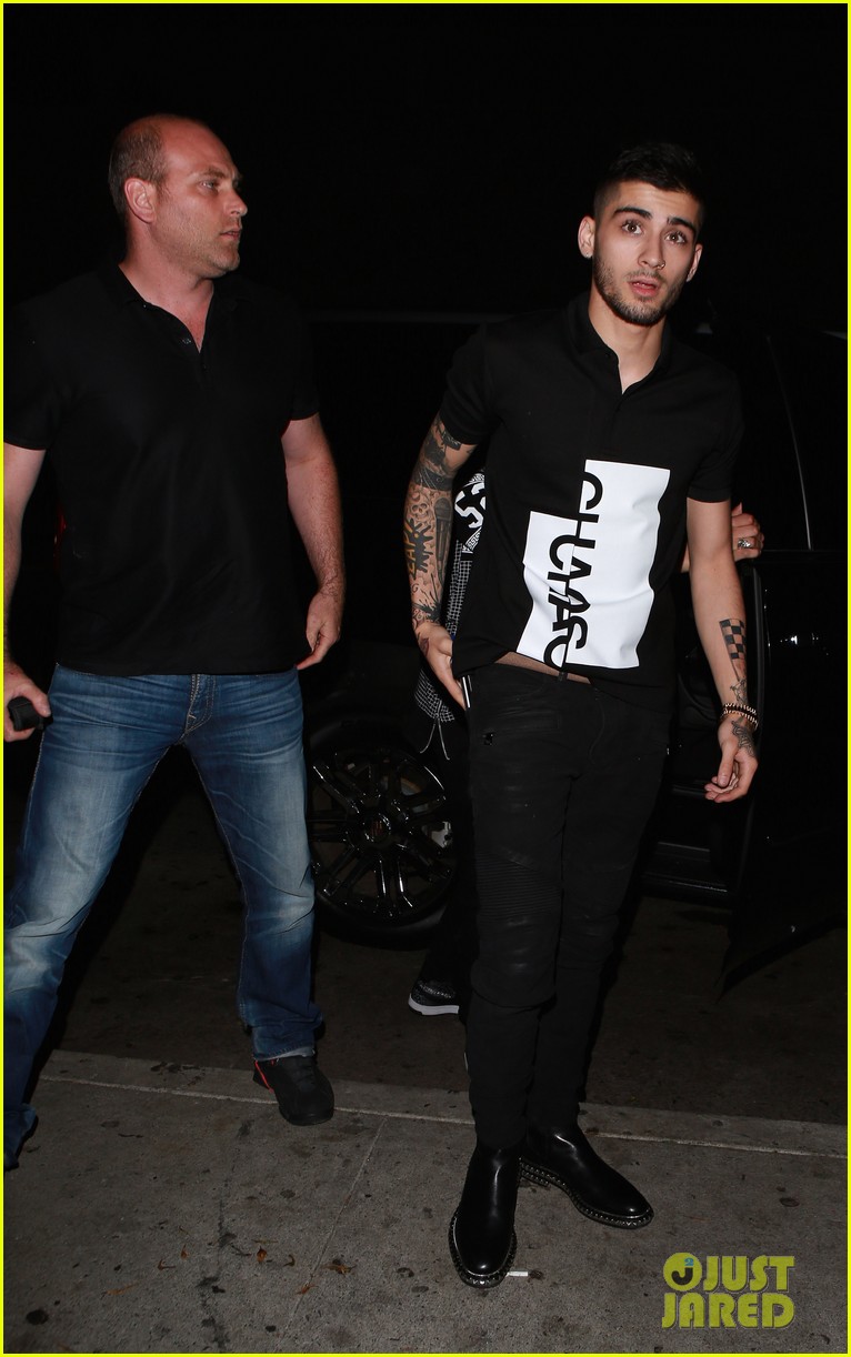 zayn malik celebrates solo record deal with night out 03