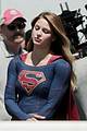 melissa benoist gets supergirl set visit from husband blake jenner 02