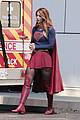 melissa benoist gets supergirl set visit from husband blake jenner 09