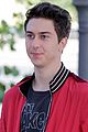 nat wolff red jacket paper towns rio photo call 09