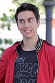 nat wolff red jacket paper towns rio photo call 11