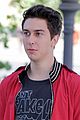 nat wolff red jacket paper towns rio photo call 16
