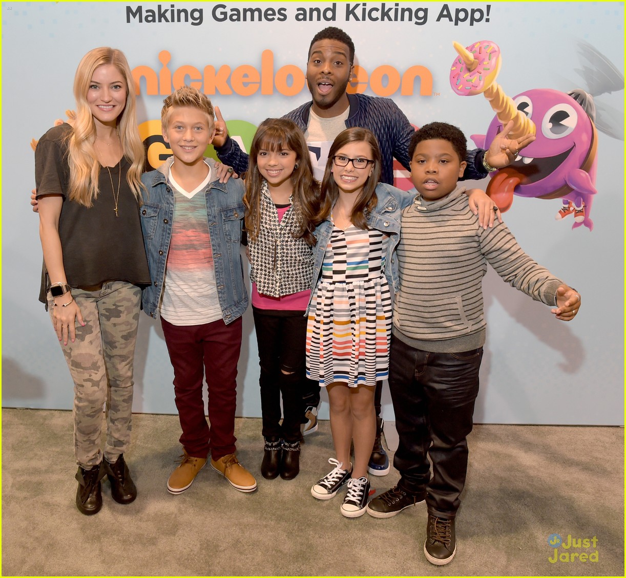 game shakers cast vidcon josh peck 08