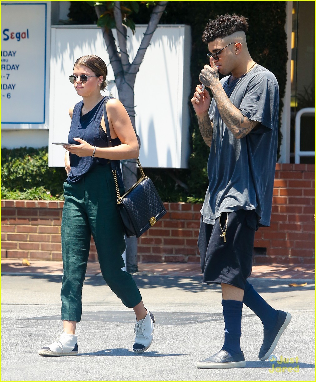 sofia richie brother miles lunch fred segal 01