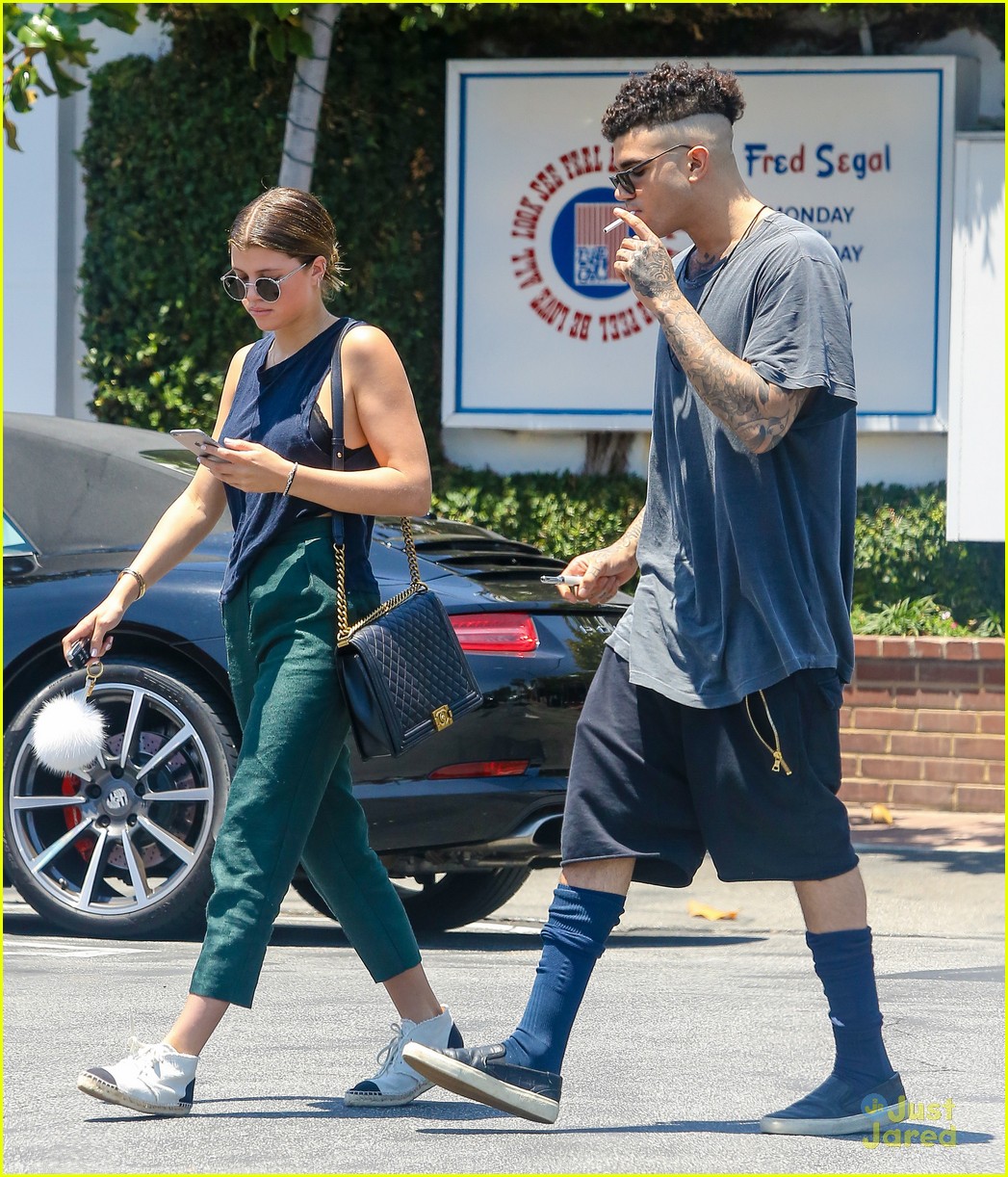 sofia richie brother miles lunch fred segal 10
