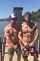 stephen amell jared padelecki show off their six packs 02