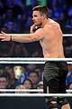 stephen amell goes shirtless for epic summerslam fight 14