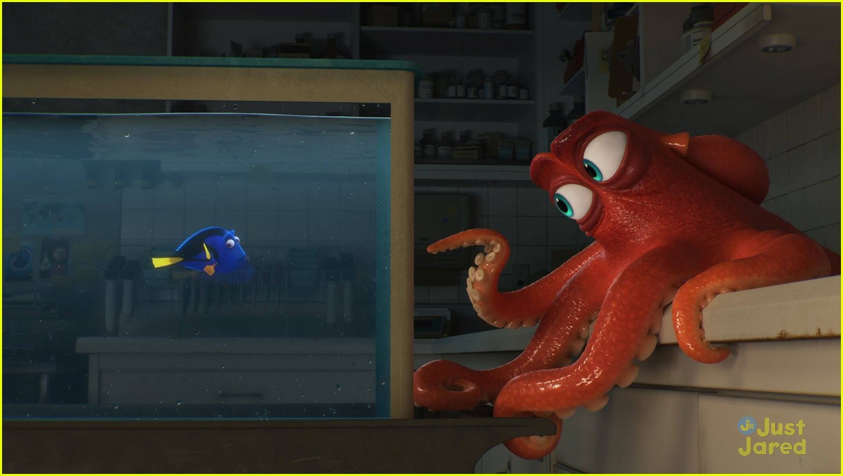 finding dory plot cast first pic d23 expo 04