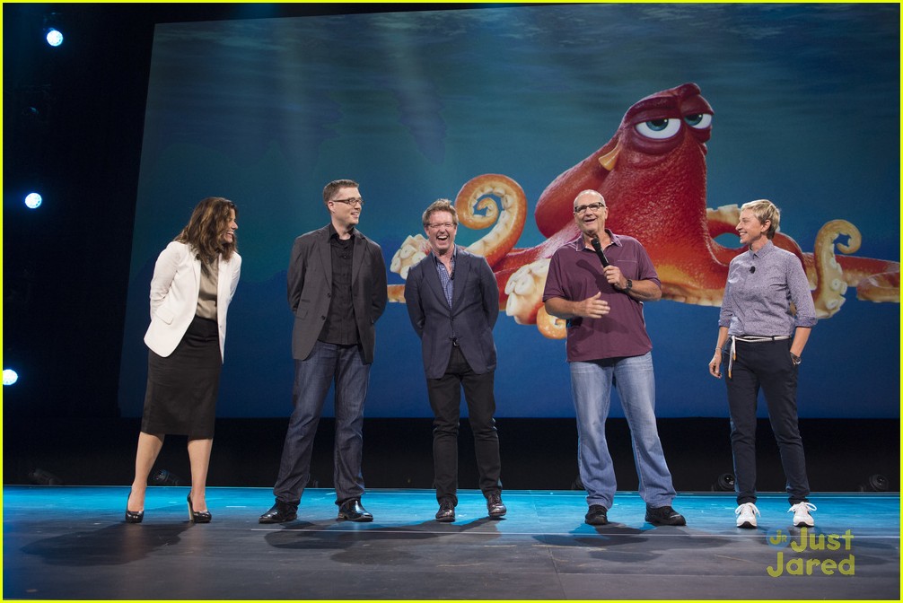 finding dory plot cast first pic d23 expo 05
