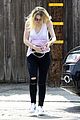 elle fanning lunch dakota hair appointment separate outings 18