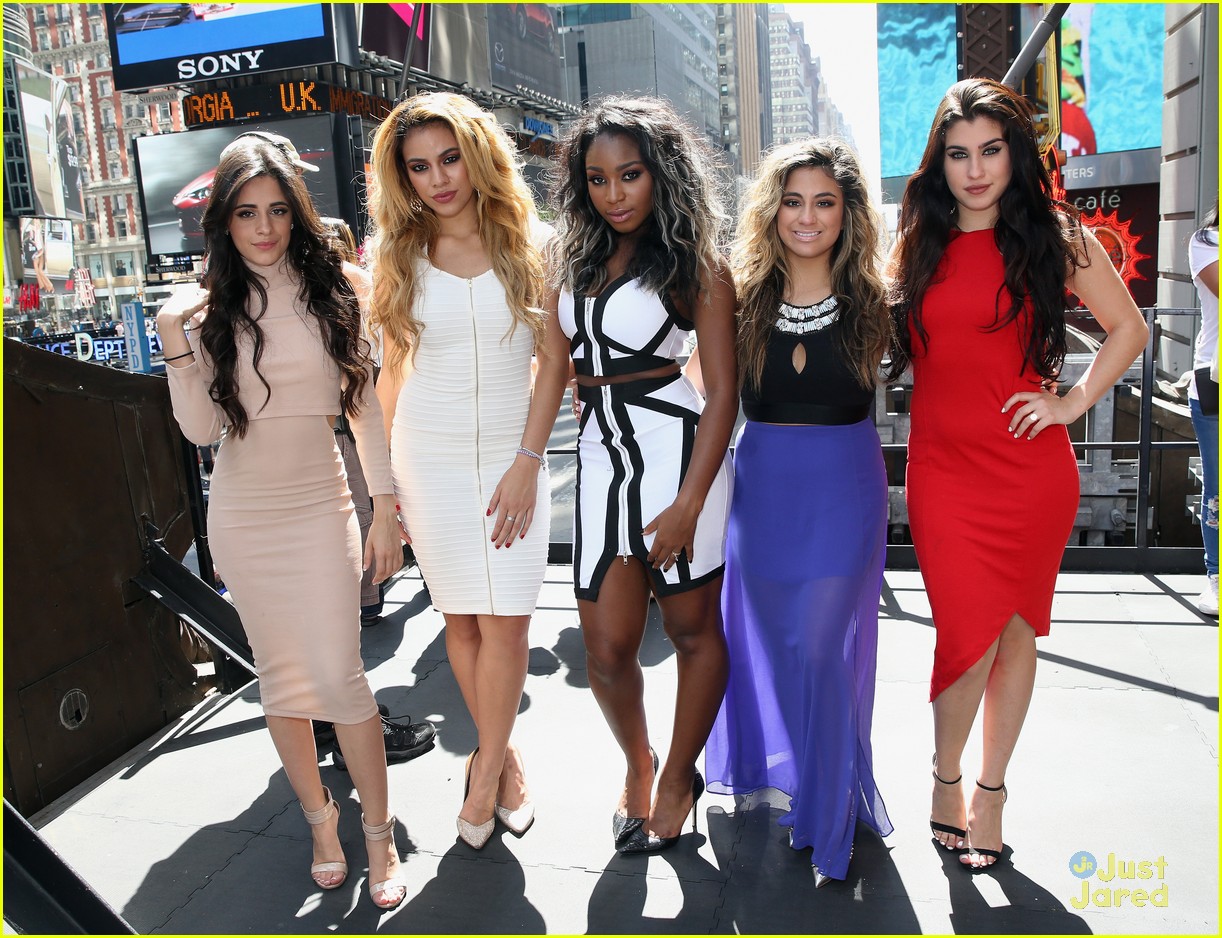 fifth harmony monster video premiere times square 05