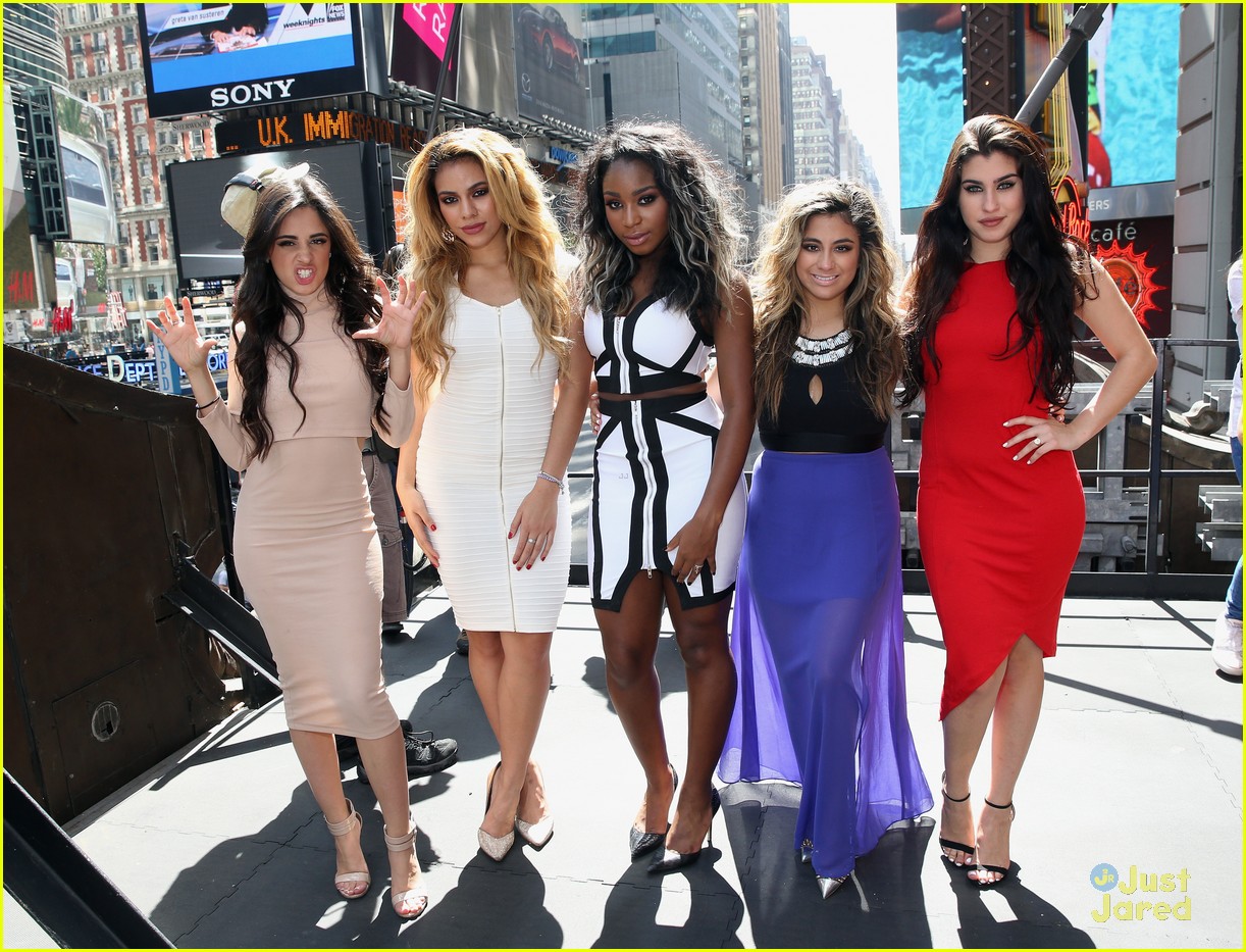 fifth harmony monster video premiere times square 11