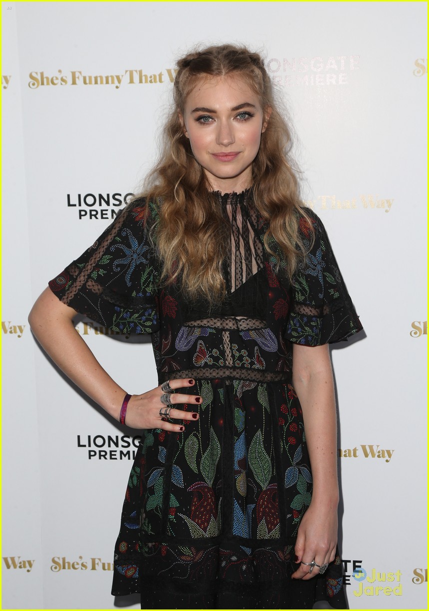 holland roden g hannelius imogen poots peyton list funny way premiere 03