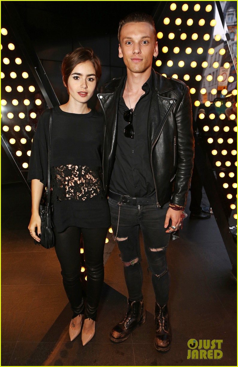 lily collins jamie campbell bower w london event 03