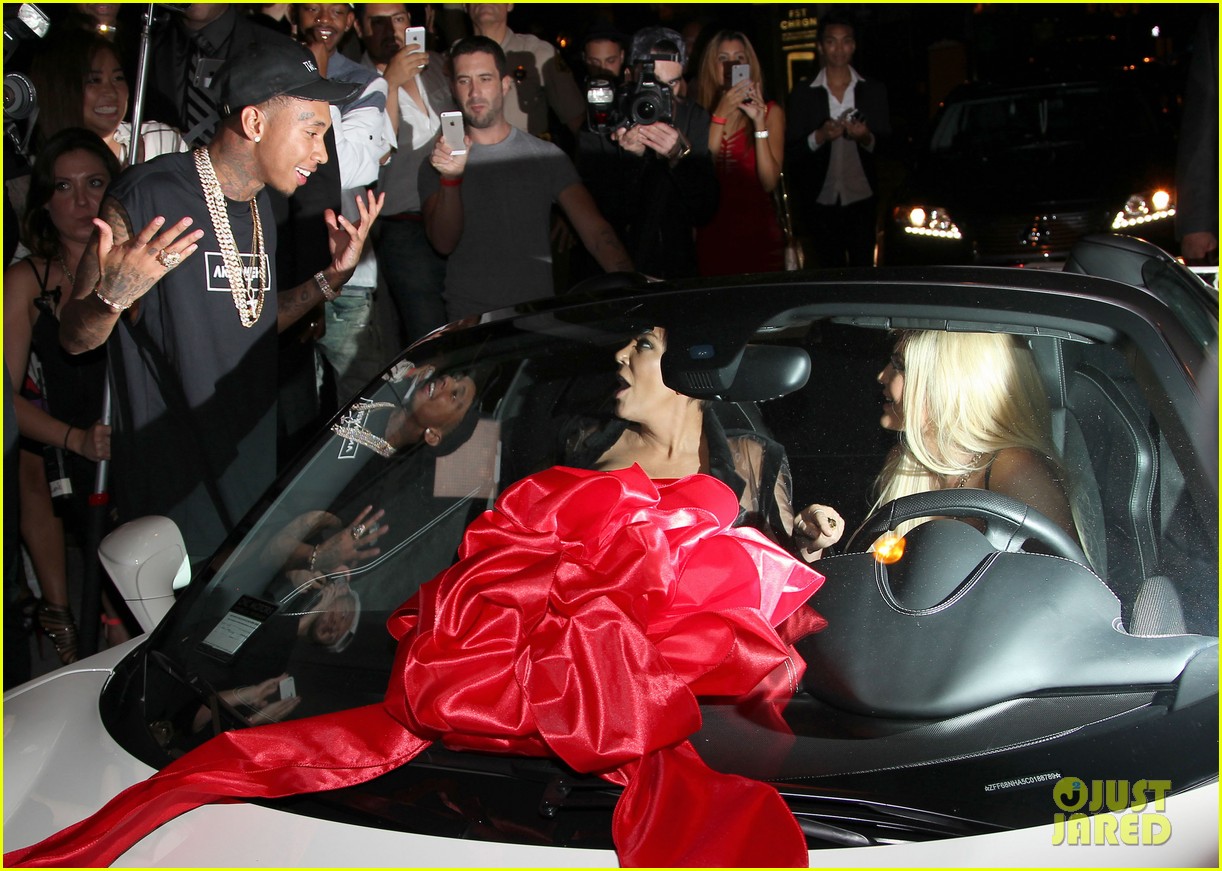 tyga surprises kylie jenner with brand new 08