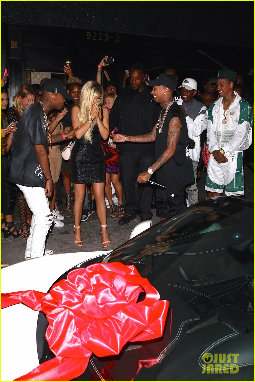 tyga surprises kylie jenner with brand new 28