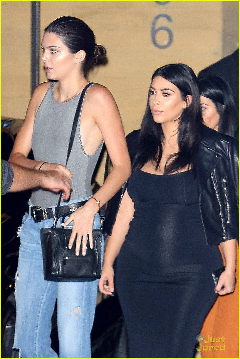 kendall jenner goes casual chic for kylies 18th birthday dinner 29