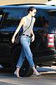 kendall jenner goes casual chic for kylies 18th birthday dinner 12