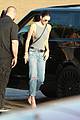 kendall jenner goes casual chic for kylies 18th birthday dinner 19