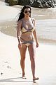 kendall kourtney kardashian bikini st barts beach 16
