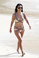 kendall kourtney kardashian bikini st barts beach 18