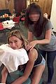 kendall jenner neck massage with hailey baldwin 25