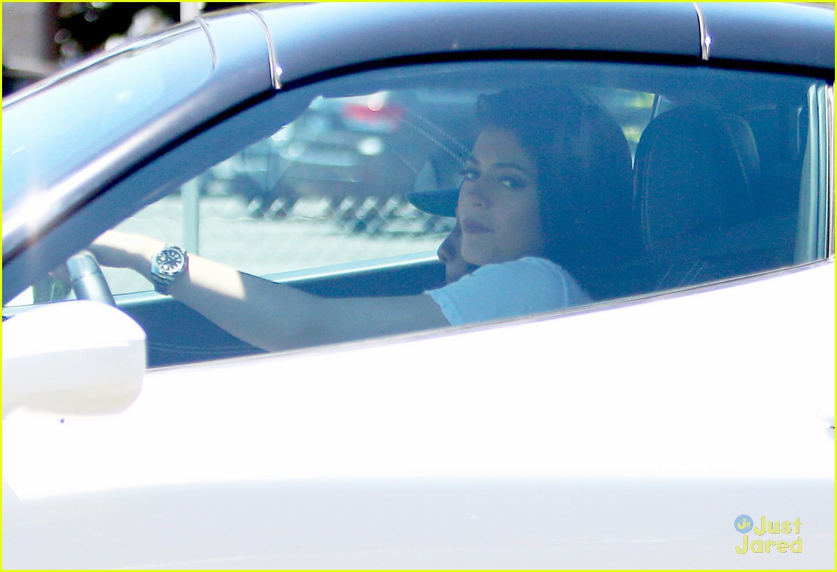 kylie jenner takes tyga for a spin in her new ferrari 01