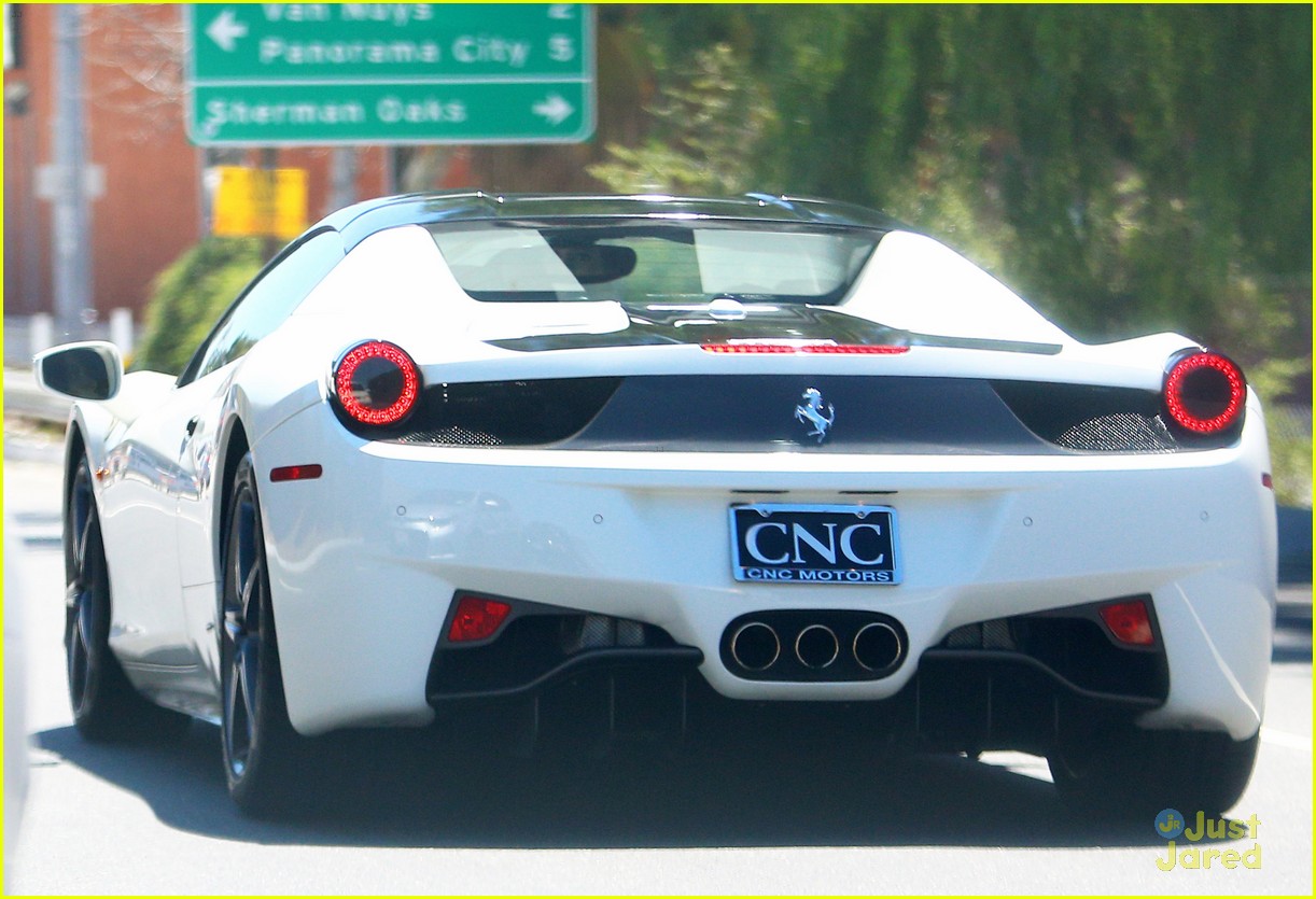 kylie jenner takes tyga for a spin in her new ferrari 04