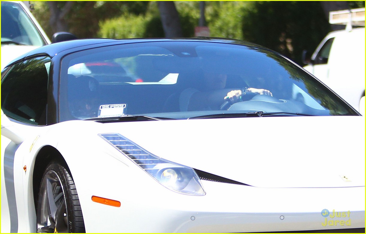kylie jenner takes tyga for a spin in her new ferrari 05