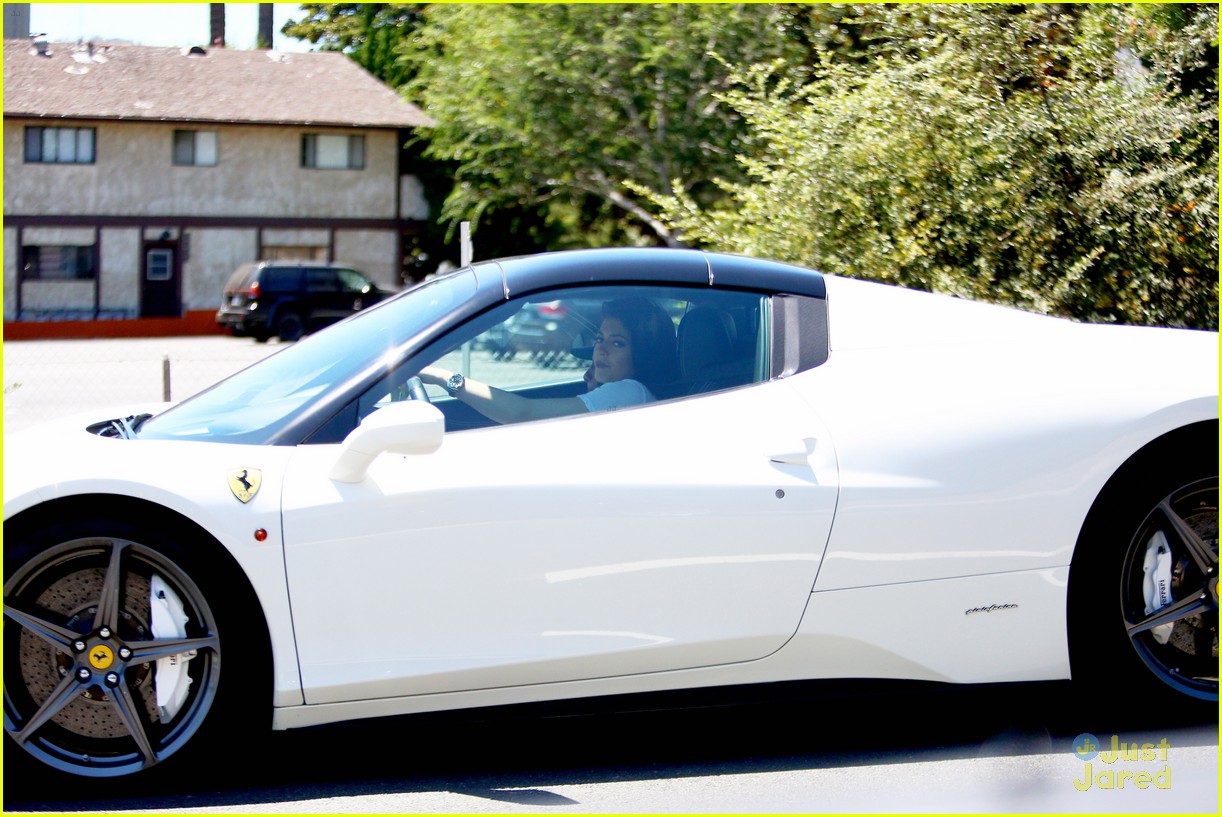 kylie jenner takes tyga for a spin in her new ferrari 12