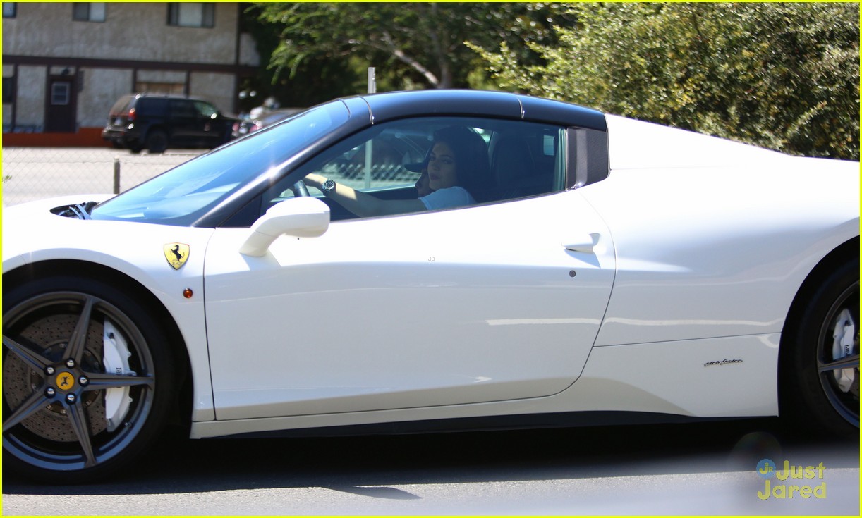 kylie jenner takes tyga for a spin in her new ferrari 13