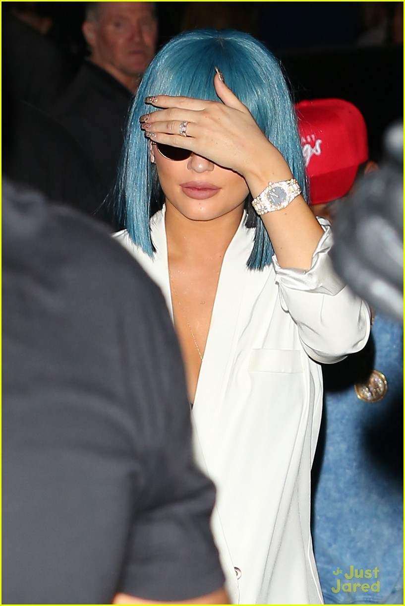 kylie jenner tyga step out after getting a water citation 08