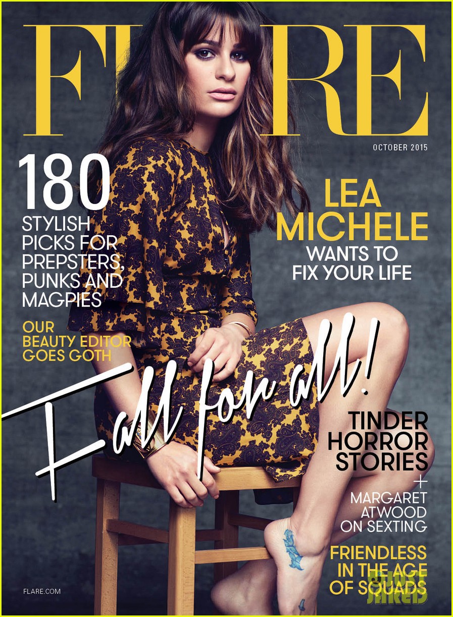 lea michele covers flare october 2015 exclusive 02