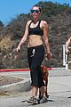 miley cyrus toned abs on hike 13