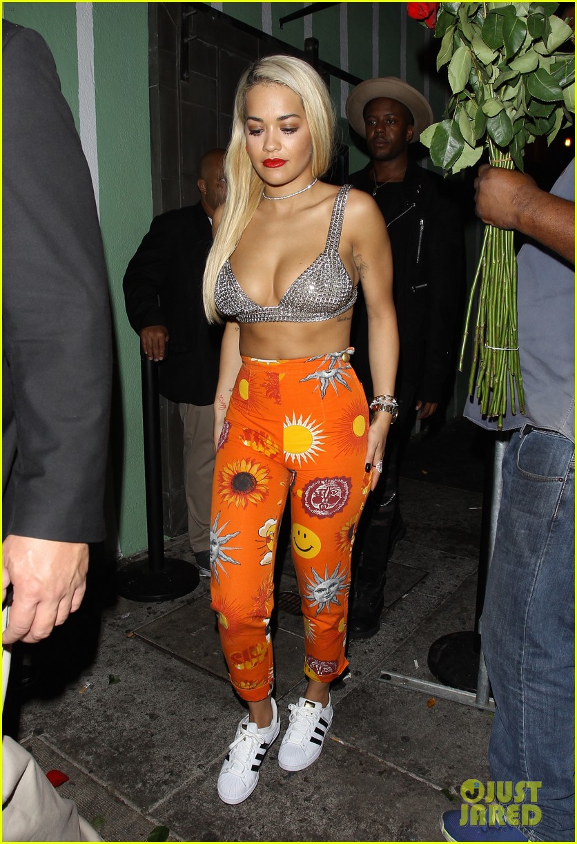rita oras steps out in a bejeweled bra 08