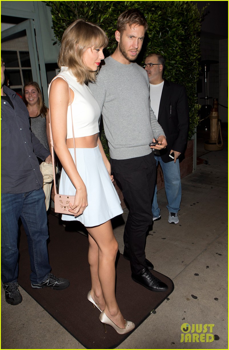 taylor swift calvin harris hold hands for date night dinner 03