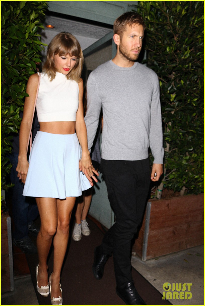 taylor swift calvin harris hold hands for date night dinner 05