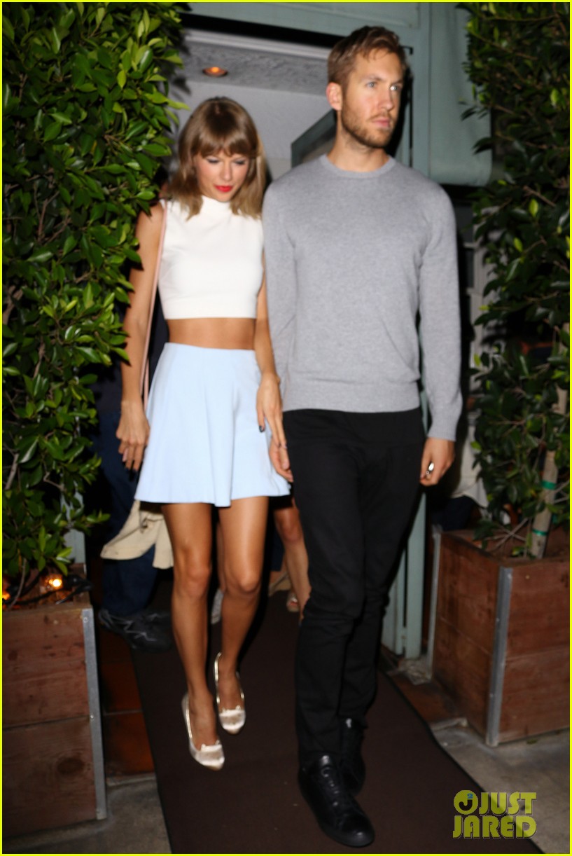 taylor swift calvin harris hold hands for date night dinner 18
